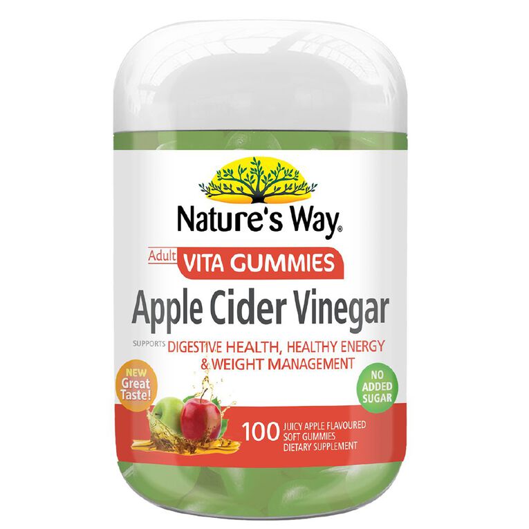 Nature's Way Adult Vita Gummies Apple Cider Vinegar 100, , hi-res