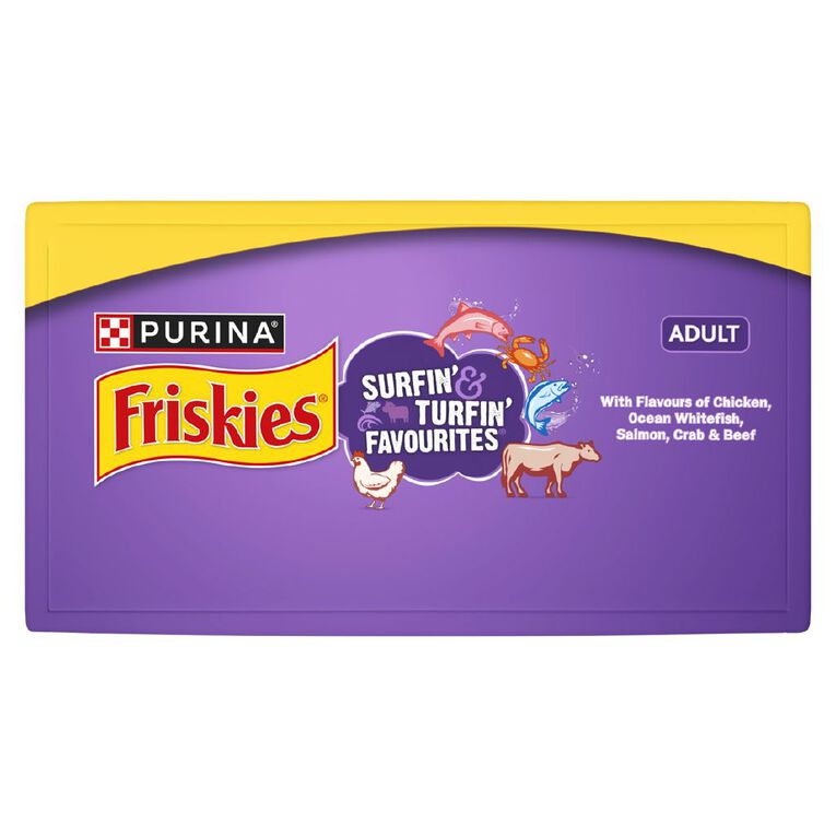 Friskies Surfin' & Turfin' Dry Cat Food 1.4kg, , hi-res