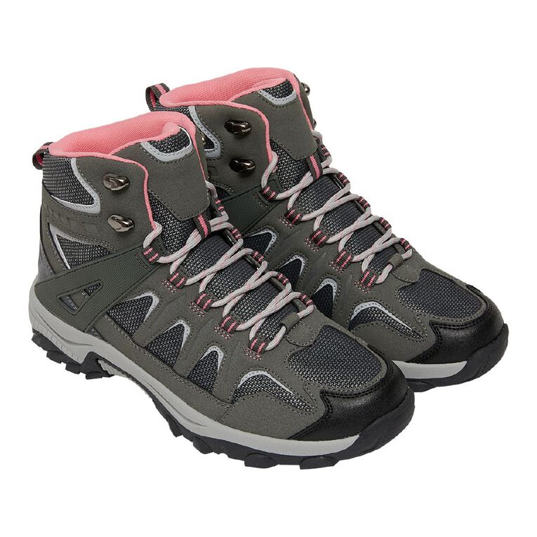 Active Intent Women's Trail Hiker Boots, Grey, hi-res