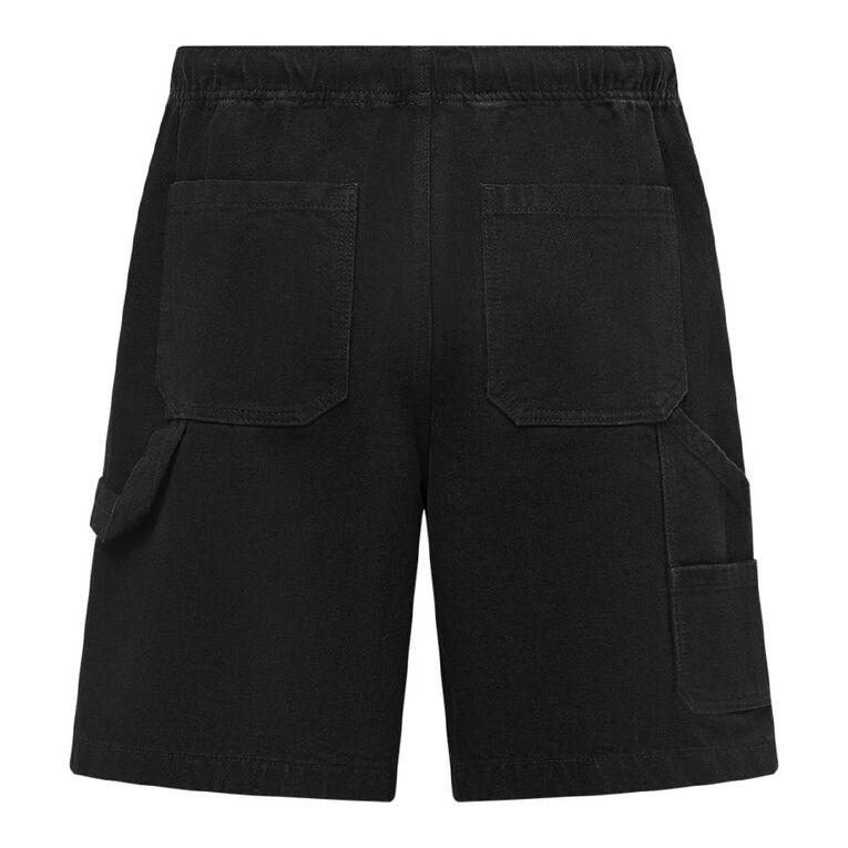 Garage Men's Carpenter Shorts, Black, hi-res