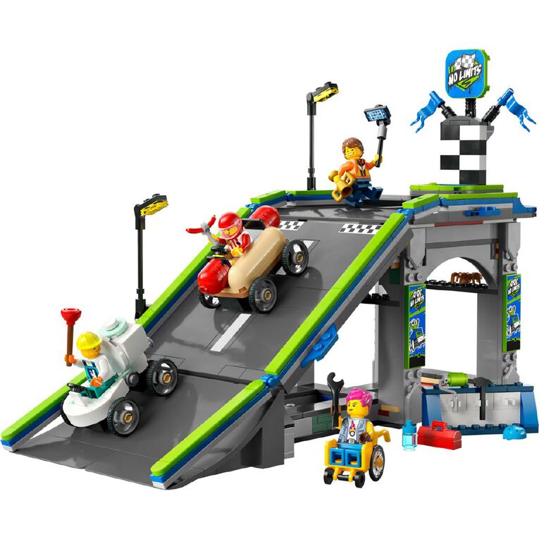 LEGO CITY No Limits Race Car Ramp Track 60460, , hi-res
