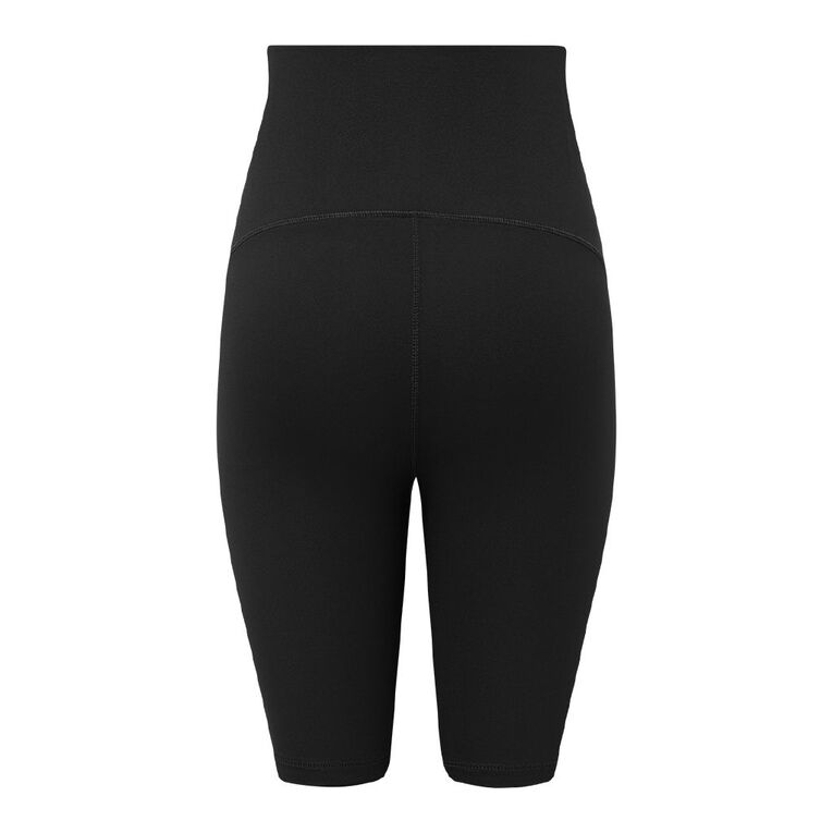 H&H Maternity Stretch Bike Shorts, Black, hi-res