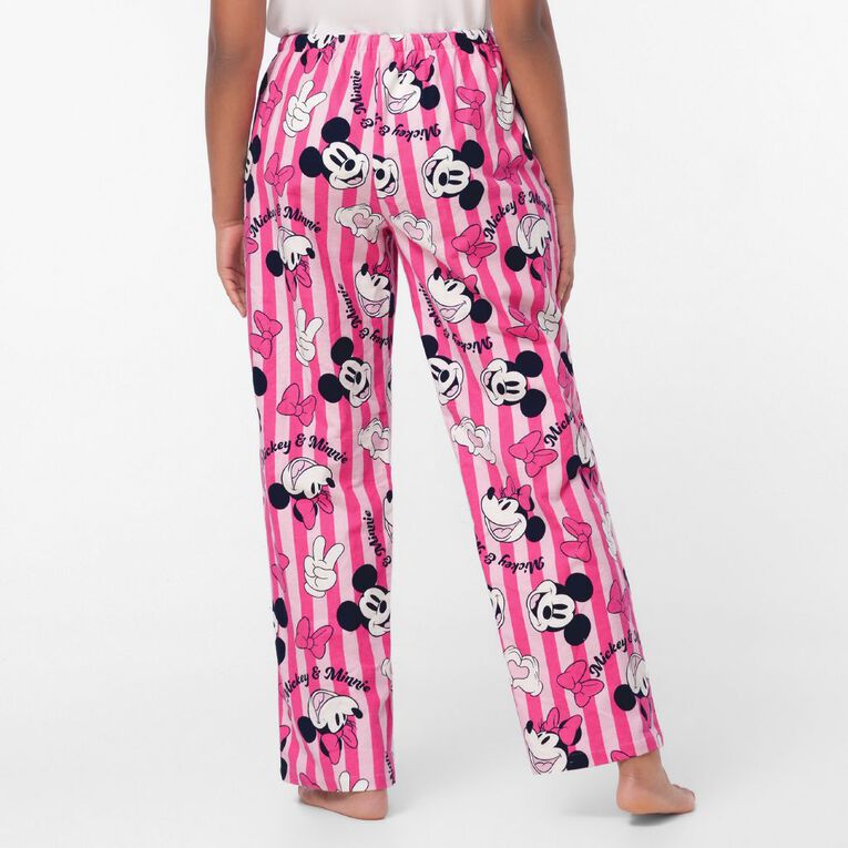 Minnie Mouse Women's' Flannelette Pyjama Pants, Pink Dark, hi-res