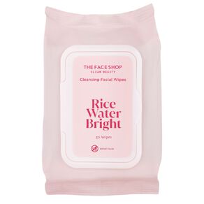 The Face Shop Rice Water Bright Cleansing Wipes 50 Pack