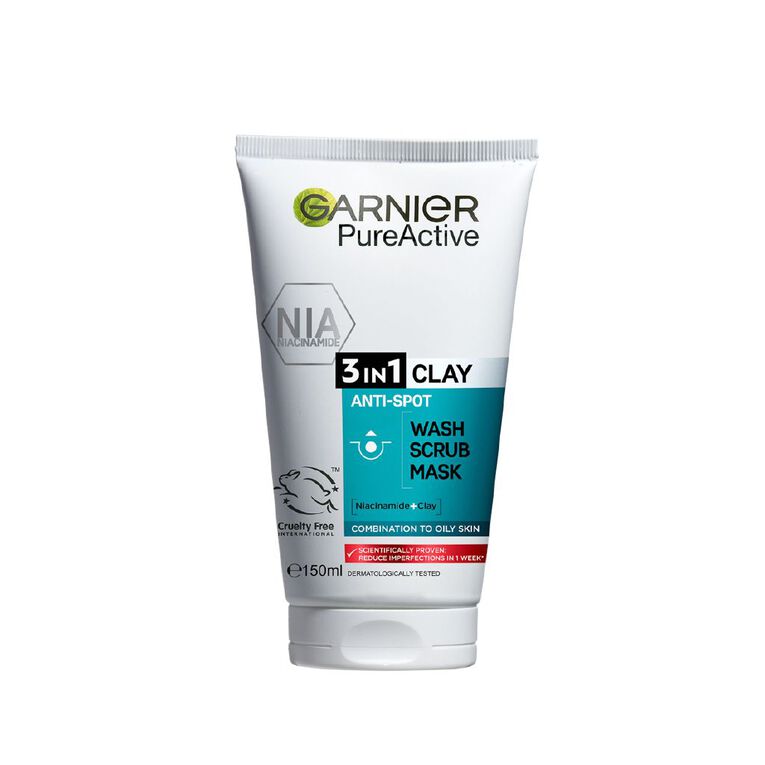 Garnier Pure 3-in-1 Cleansing Mask, , hi-res