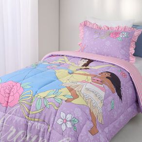Disney Princess Comforter Set 2 Piece Multi-Coloured King Single