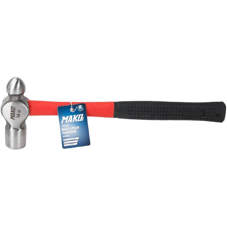 Mako Fibreglass Ball-pein Hammer 16oz, , hi-res