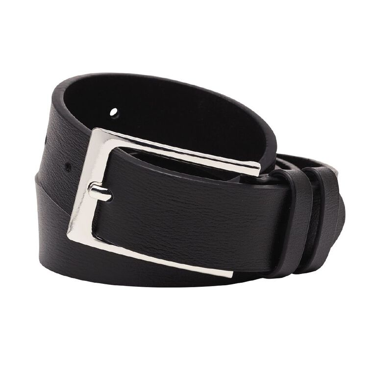 H&H Men's Dress Belt, Black, hi-res