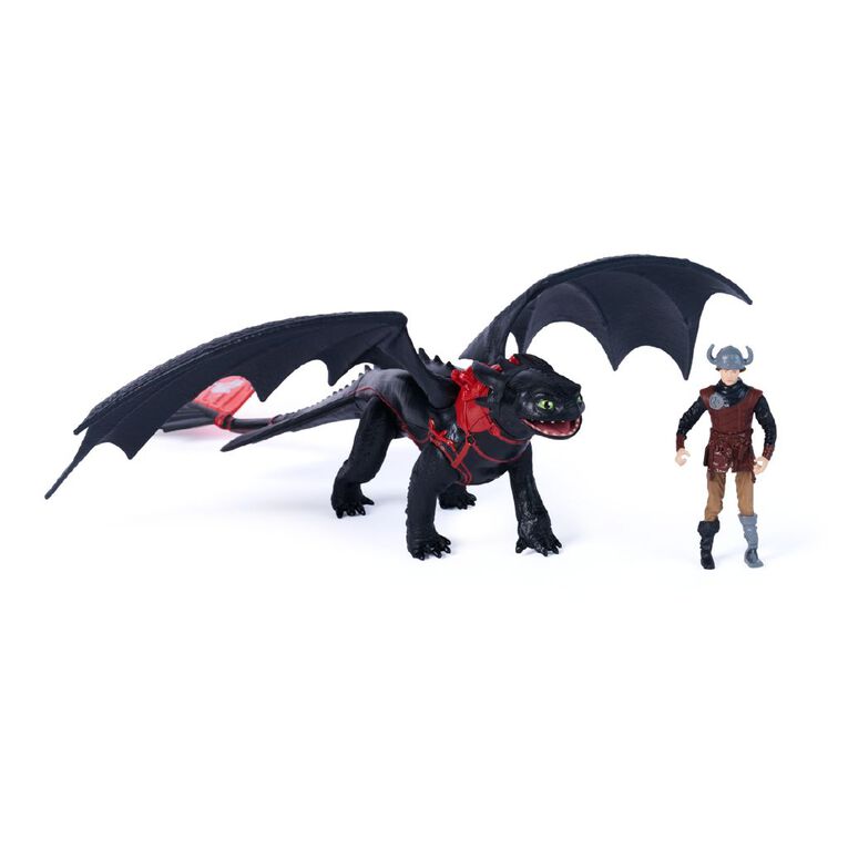 How to Train your Dragon Dragon & Viking Toothless & Hiccup, , hi-res