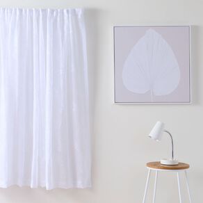 Living & Co Alice Voile Drop White