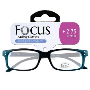 Focus Blue Light Filter Reading Glasses +2.75