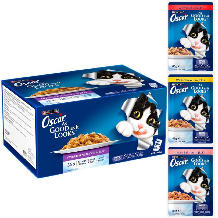 Oscar Agail Favourites Selection 36 x 85 g, , hi-res