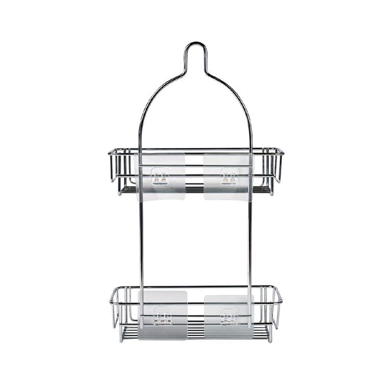 Living & Co Shower Caddy Silver, , hi-res