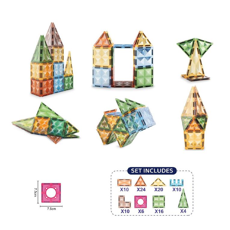 Play Studio Magnetic Tiles 100 Pieces Set, , hi-res