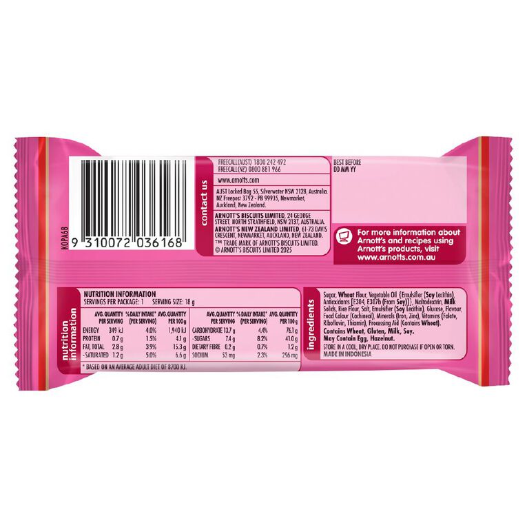 Arnott's Funsticks Strawberry 10 Pack, , hi-res