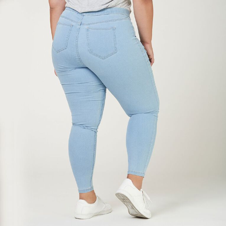 Essentials Girl/'s 2-Pack Super-Stretch Woven Jeggings