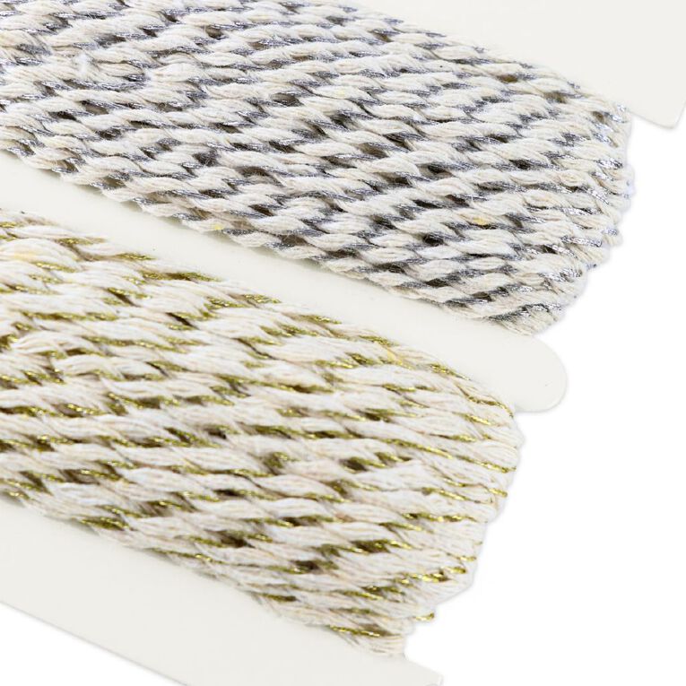 Uniti Twine Gold Silver 10m 2 Pack, , hi-res