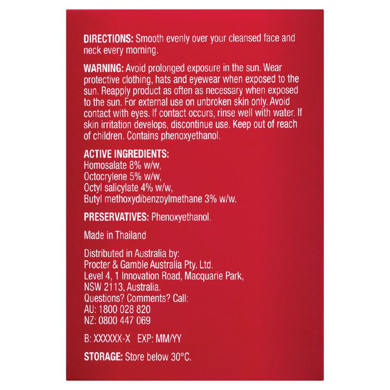 Olay Regenerist SPF30 Whip Moisturiser Cream Red/White 50g, , hi-res