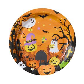 Scarehouse Halloween Paper Plates 8 Pack