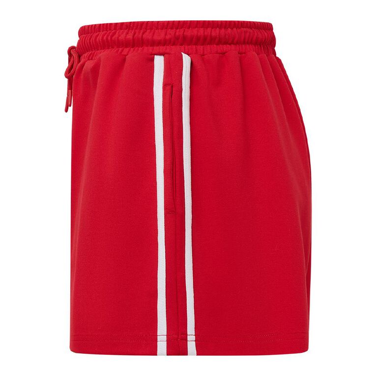 H&H Women's Sporty Short with Stripe, Red, hi-res