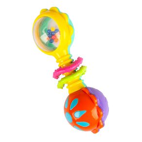 Playgro Twisting Barbell Rattle Assorted
