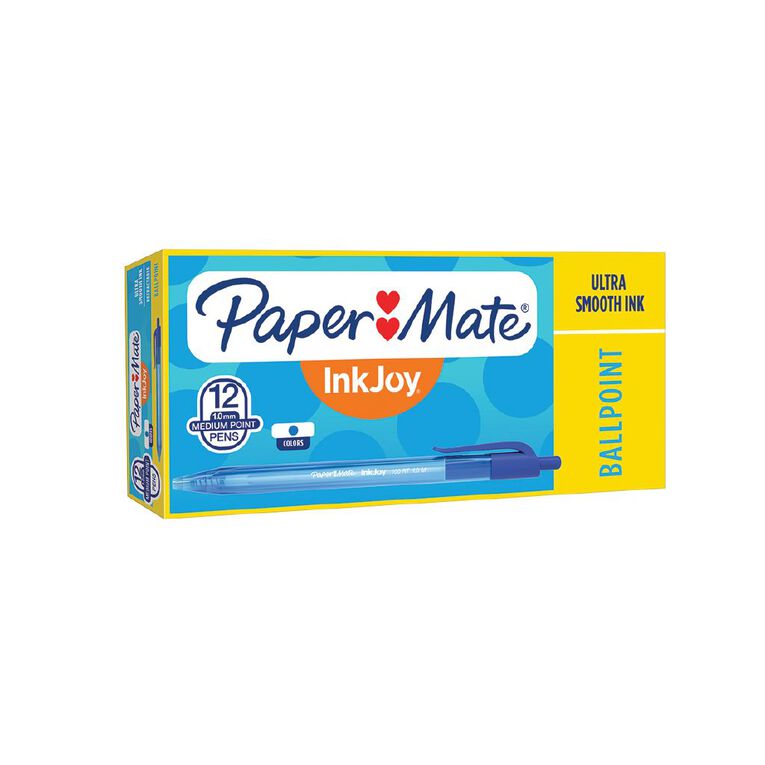 Paper Mate Inkjoy 100RT Blue 12 Pack, , hi-res