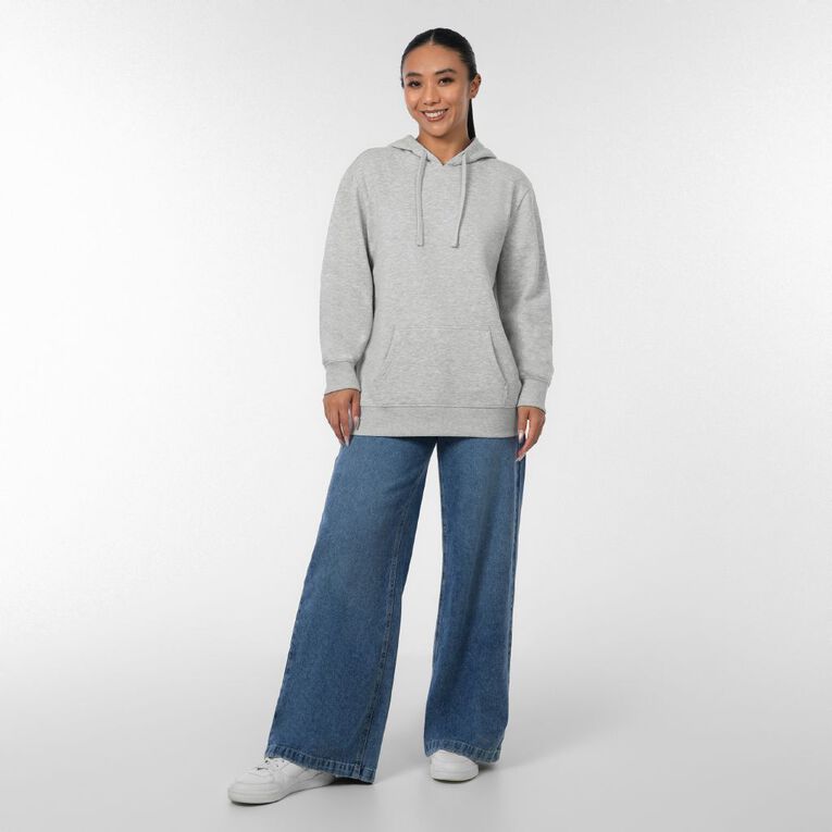 H&H Women's Essential Pullover Hoodie, Grey Mid, hi-res