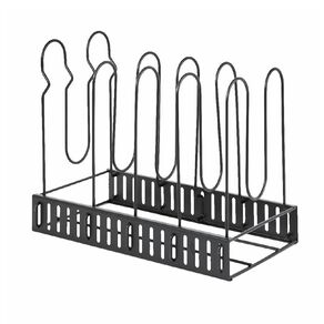 Living & Co Cookware Storage Rack Black
