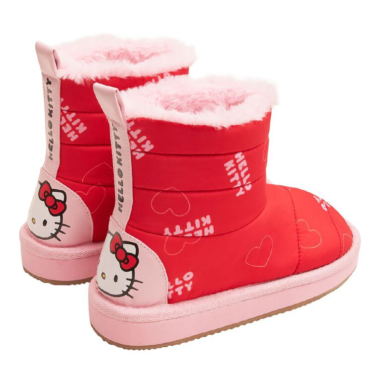 Hello Kitty Senior Kids' Slipper Boots, Red, hi-res
