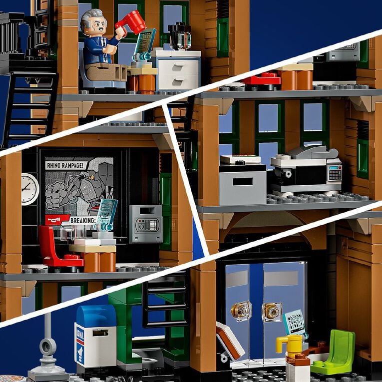 LEGO Marvel Super Heroes Spider Man vs Mysterio The Daily Bugle 76342, , hi-res