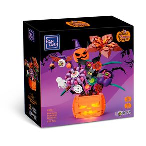 Midnght Pumpkin Bouquet - Spooky Blooms with Halloweeen Icons
