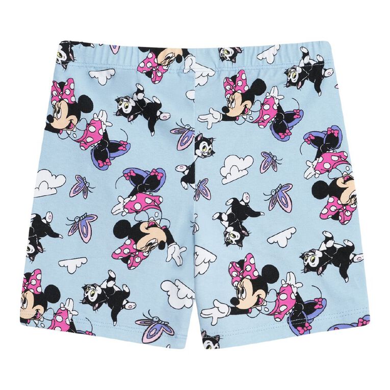 Minnie Mouse Bike Shorts, Blue Light, hi-res