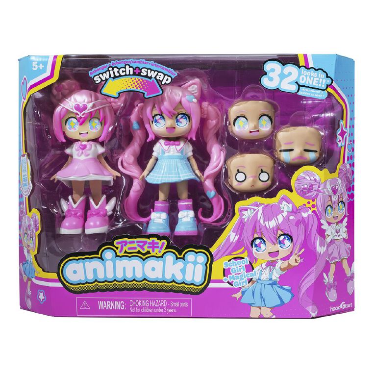 Animakii Doll Set Assorted, , hi-res