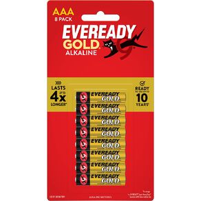 Eveready Gold AAA 8PK