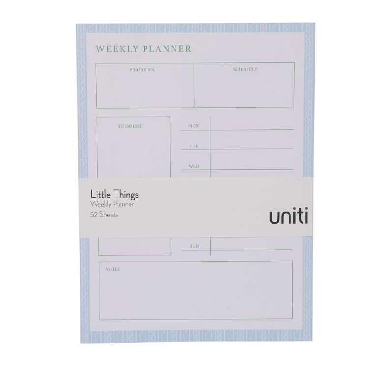 Uniti Little Things Planner Blue, , hi-res