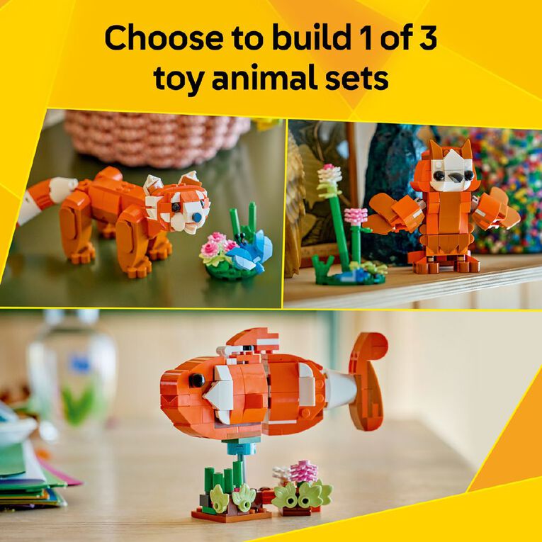 LEGO CREATOR Cute Animals: Red Panda 31394, , hi-res