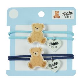 Teddy Island Hair Tie 2 Pack