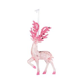 Wonderland Joyful Tidings Reindeer Christmas Tree Decoration Assorted