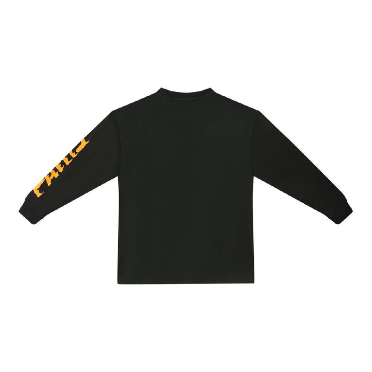 Young Original Long Sleeve Heavy Weight Tee, Black, hi-res