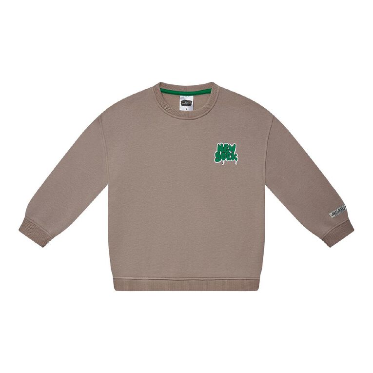 Young Original Cosy Crew Sweat, Brown Light, hi-res