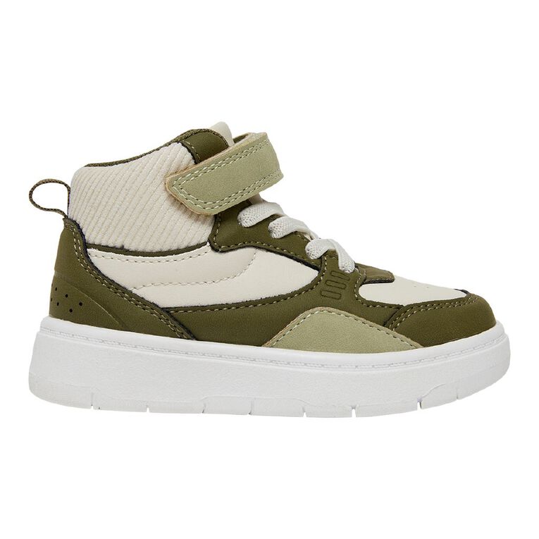 Young Original Junior Kids' Miami Sneaker Boots, Khaki, hi-res