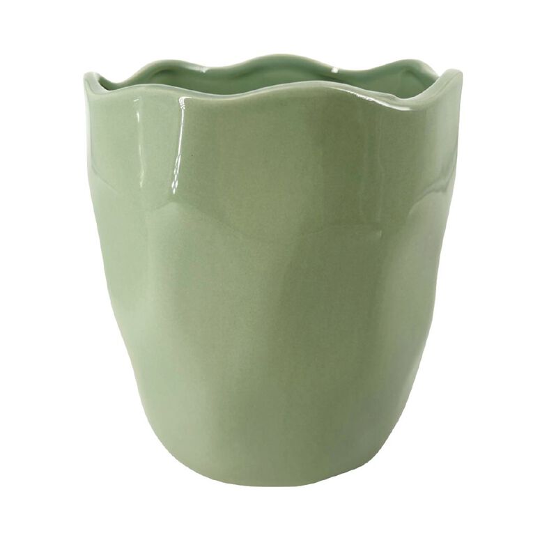 Northcote Pottery Amelia Orchid Pot Green, , hi-res