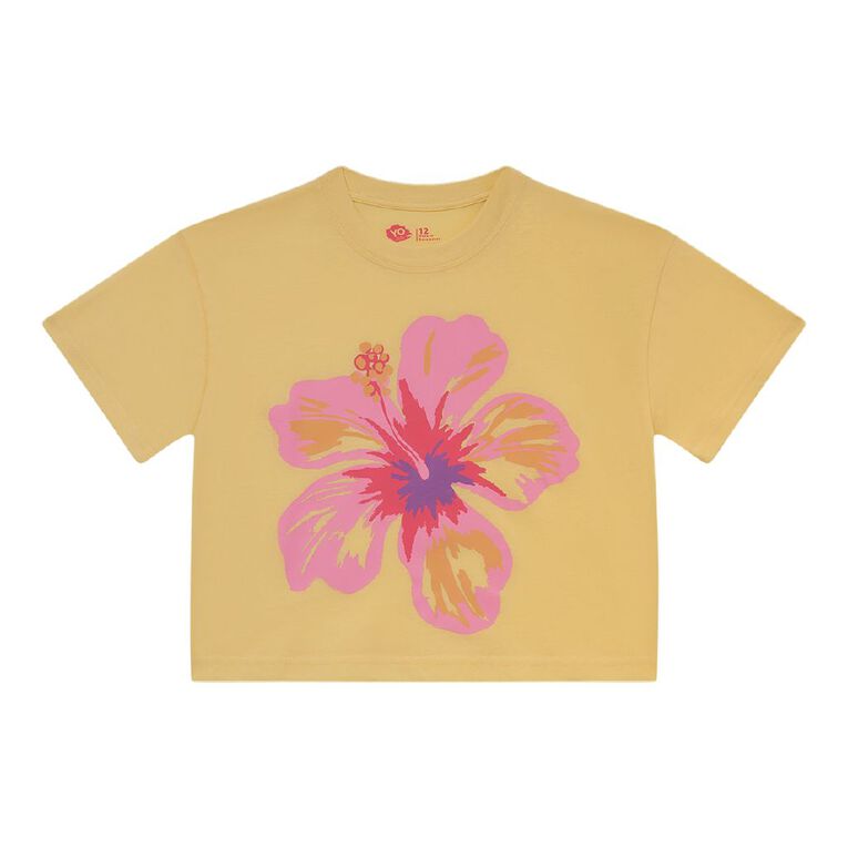 Young Original Short Sleeve Boxy Tee, Yellow Light, hi-res