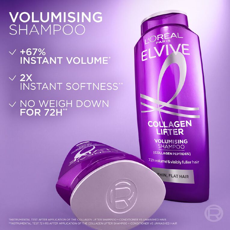 L'Oreal Paris Elvive Collagen Lifter Shampoo 300ml, , hi-res