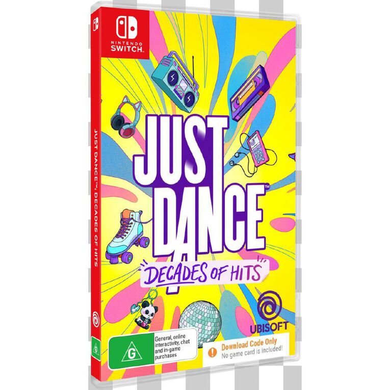 Nintendo Switch Just Dance Decades Of Hits Code in Box, , hi-res