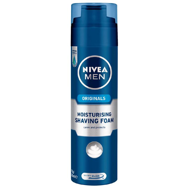 Nivea For Men Moisturizing Shaving Foam 200ml, , hi-res