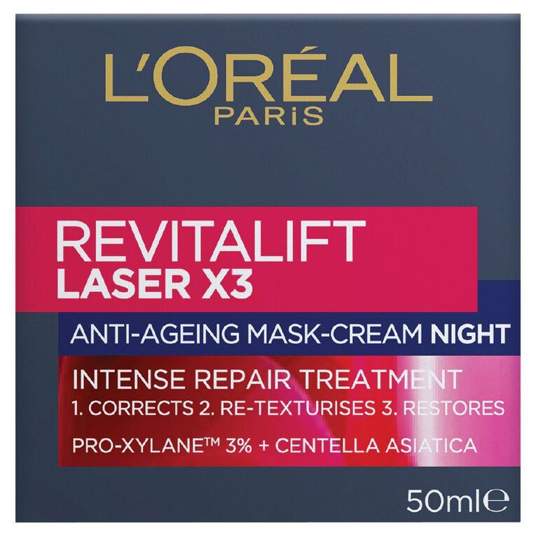L'Oreal Paris Revitalift Laser X3 Night Cream 50ml, , hi-res