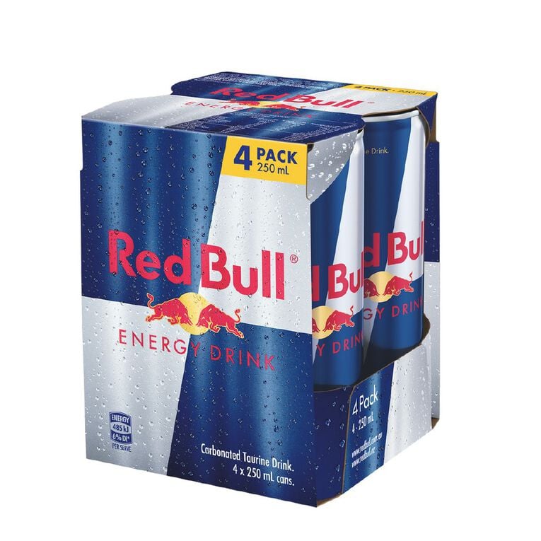 Red Bull Energy Drink 250ml 4 Pack, , hi-res