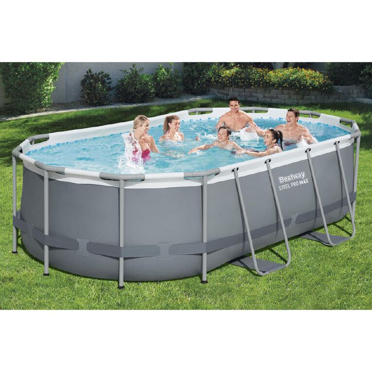 Bestway Steel Pro Max 4.27m 14ft 1m Deep Oval Pool, , hi-res