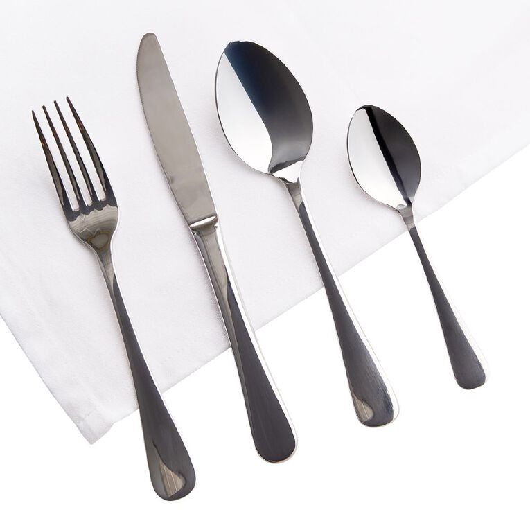Living & Co Allure Cutlery Set 16 Piece Stainless Steel, , hi-res